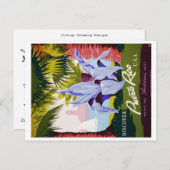 Puerto Rico - Tropische opslag op datum Aankondigingskaart (Voorkant / Achterkant)