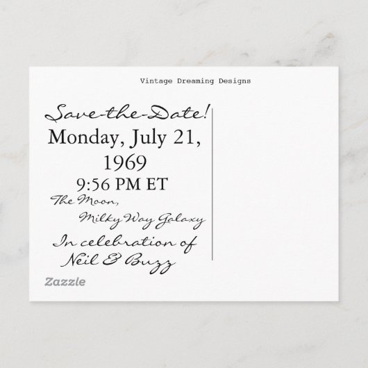 Puerto Rico - Tropische opslag op datum Aankondigingskaart (Achterkant)