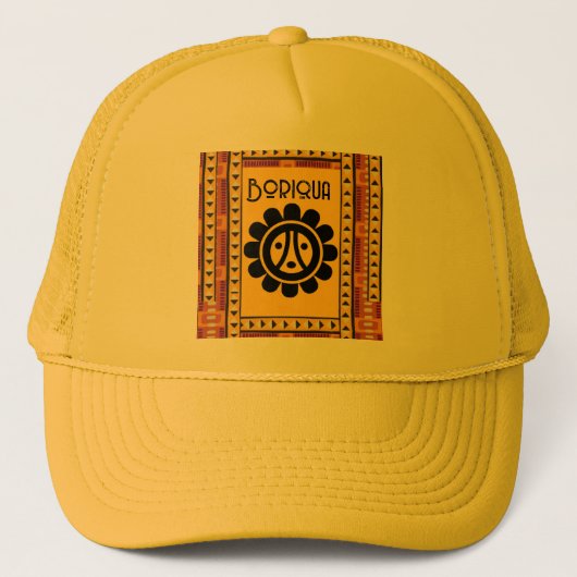 Puerto Rico Trucker Hat Trucker Pet (Voorkant)