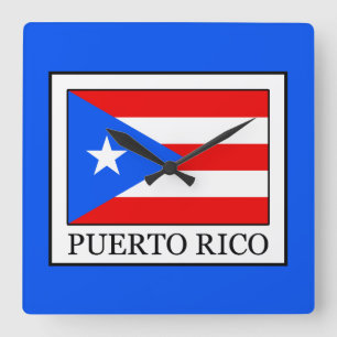 Puerto Rico Vierkante Klok