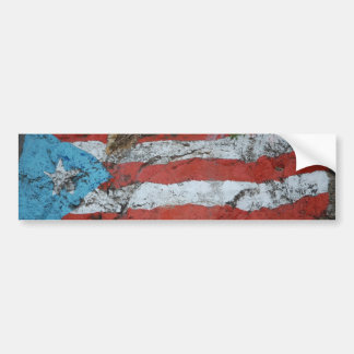 Puerto Rico Vlag Bumpersticker