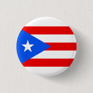 Puerto Rico-vlag  Ronde Button 3,2 Cm