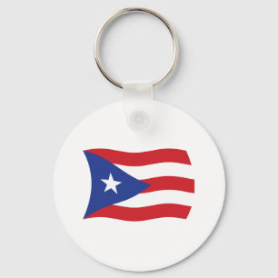 Puerto Rico Vlag Sleutelhanger