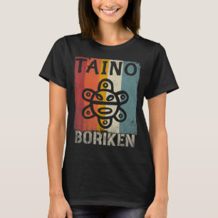 Puerto Rico Vlag Taino Boricua Puerto Ricaanse Sou T-shirt