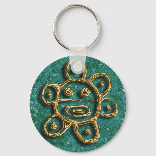 Puerto Rico - zon Sleutelhanger (Voorkant)