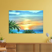 Puerto Sunset 1557 Impression d'art en toile (Insitu(Salon))