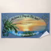 Puerto Sunset 1557 Strandlaken (Voorkant)