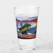 Puerto Sunset Vist 1739 Bier Glas (Voorkant)