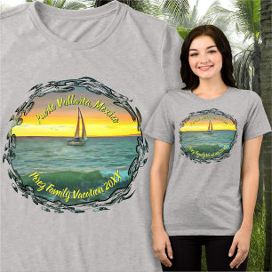 Puerto Vallarta Familievakantie 0884 Tri-Blend Shirt