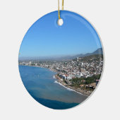 Puerto Vallarta kerstversiering Keramisch Ornament (Links)