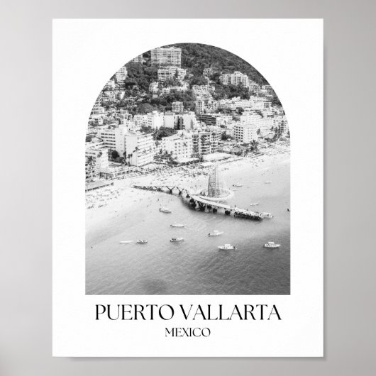 Puerto Vallarta Mexico Arch foto afdrukken Poster (Voorkant)