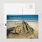 Puerto Vallarta Mexico Beach Art Carte postale (Devant / Derrière)