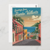 Puerto Vallarta Mexico  Briefkaart (Voorkant / Achterkant)