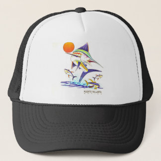 Puerto Vallarta Mexico Sailfish Mesh Trucker Hat Pet