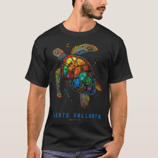 Puerto Vallarta Mexico Souvenir Reizen  Zee T-shirt