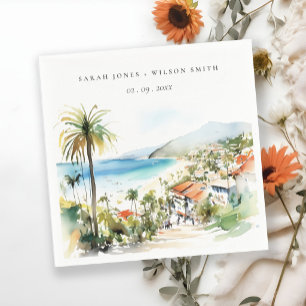 Puerto Vallarta Mexico Watercolor landschap Bruilo Servet
