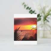 Puerto Vallarta Sunset Briefkaart (Staand voorkant)