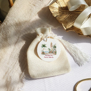 Puerto Vallarta Tropische Kerst Cadeaubijslage Bedankjes Labels