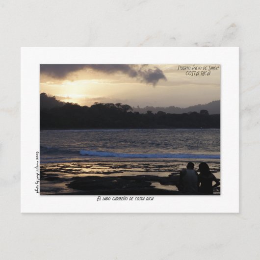 Puerto Viejo DE Limon Briefkaart (Voorkant)