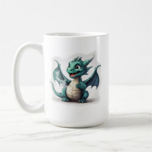 Puff de kleine magische draak koffiemok