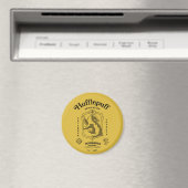 PUFFELPUF™ Toewijding Geduld Trouw Wapenschild Magneet (Insitu (Vaatwasser))