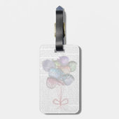 Puffer Fish-ballonnen Bagagelabel (Achterkant verticaal)