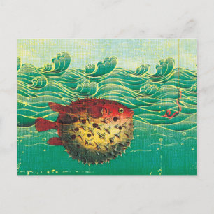 Puffer Fish Briefkaart
