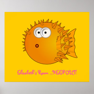 Puffer Fish - Poster voor slaapkamer