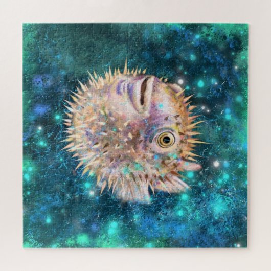 Puffer Fish puzzel (Horizontaal)