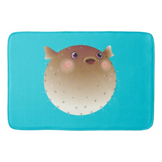 Puffer-vis Badmat (Voorkant)