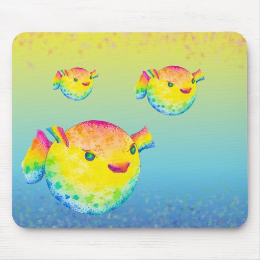 Puffer-vis Muismat (Voorkant)