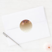Puffer-vis Ronde Sticker (Envelop)