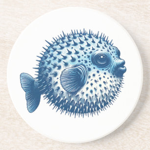 Pufferfish nautisch Onderzetter