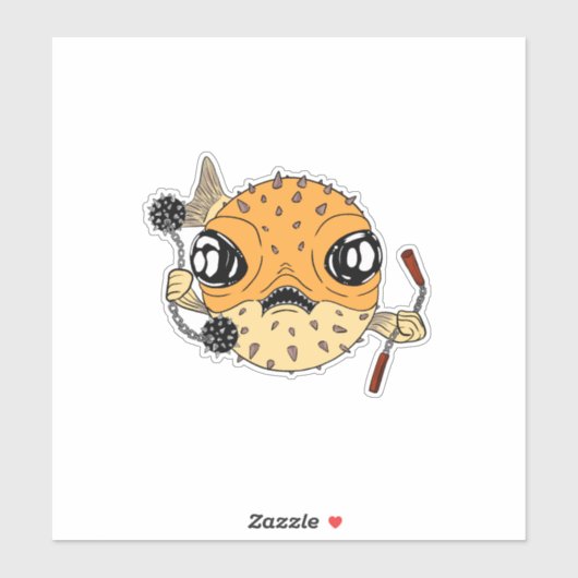 Pufferfish Sticker (Vel)