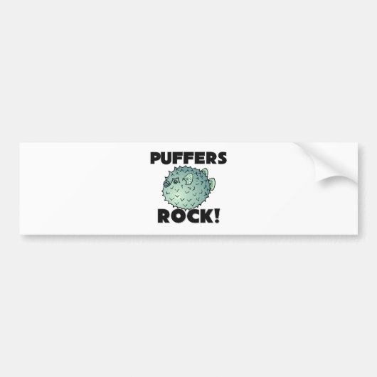 Puffers Rock Bumpersticker (Voorkant)