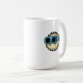 Puffervis Koffiemok (Voorkant rechts)