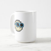 Puffervis Koffiemok (Voorkant links)