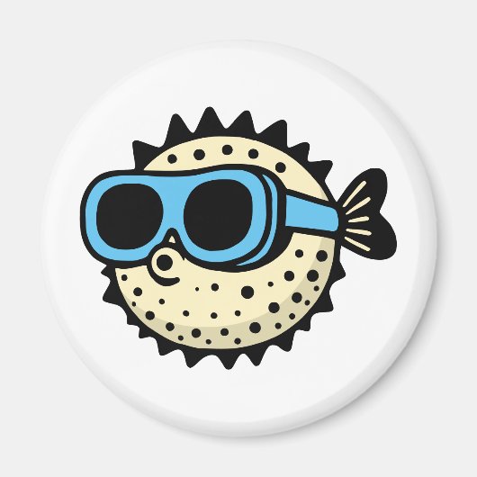 Puffervis Magneet (Voorkant)