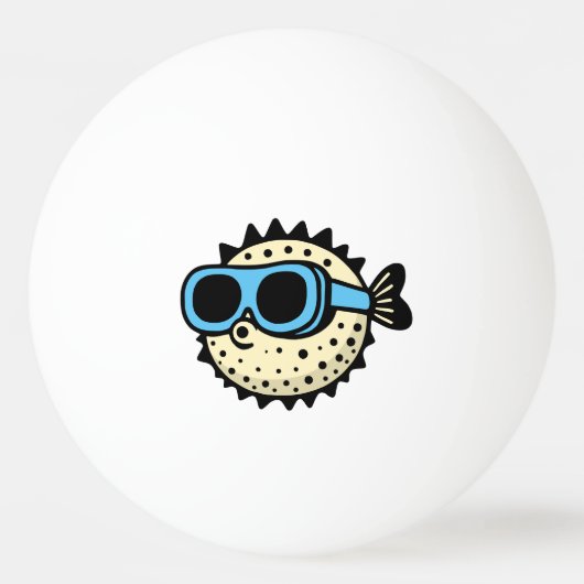 Puffervis Pingpongballen (Voorkant)