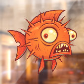 Puffervis Raamsticker (Vel 2)