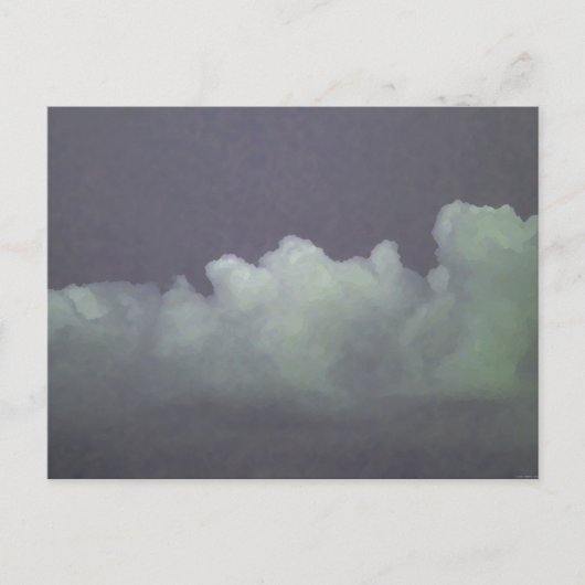 "Puffés de pluie" - Carte postale (Devant)