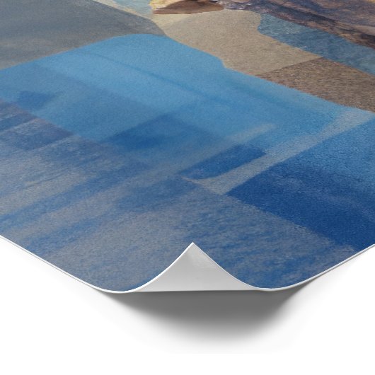 Puffin Animal Bird Art Decor Verf Poster (Hoek)