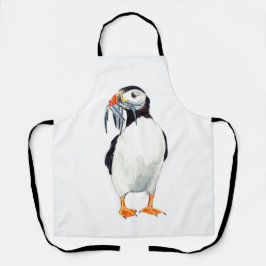 Puffin apron schort