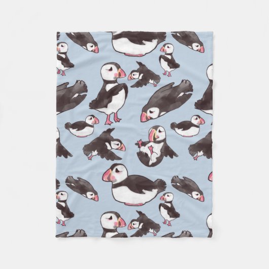 Puffin Baby Fleece Blanket aanpassen (Voorkant)
