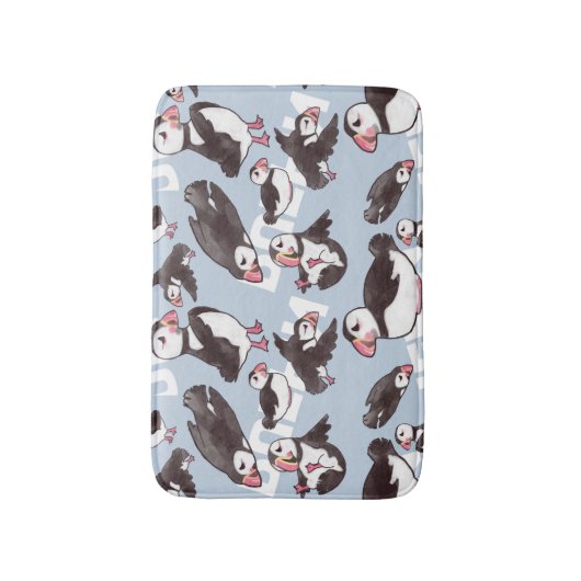 Puffin Bath Mat (Voorkant Verticaal)