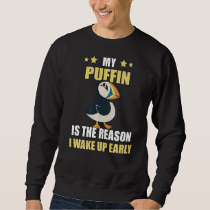 Puffin Bird Wake Up Early Puffin Seabird Trui