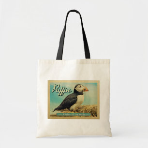 Puffin Bird - Wilde dieren in het noorden Tote Bag