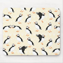 Puffin Birds Pattern Muismat