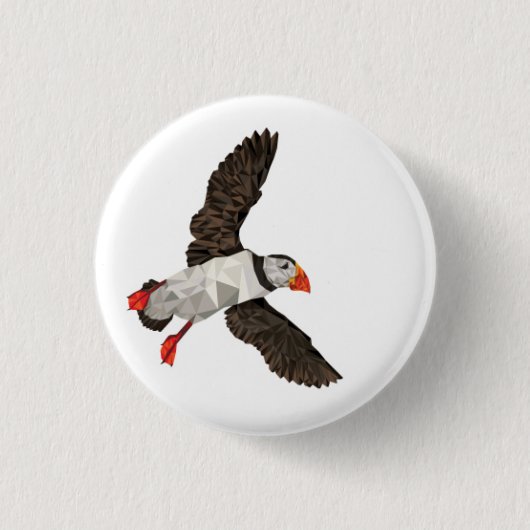 Puffin-Button Ronde Button 3,2 Cm (Voorkant)