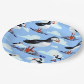 Puffin Cute Atlantic Seabird Papieren Bordje (Gekanteld)
